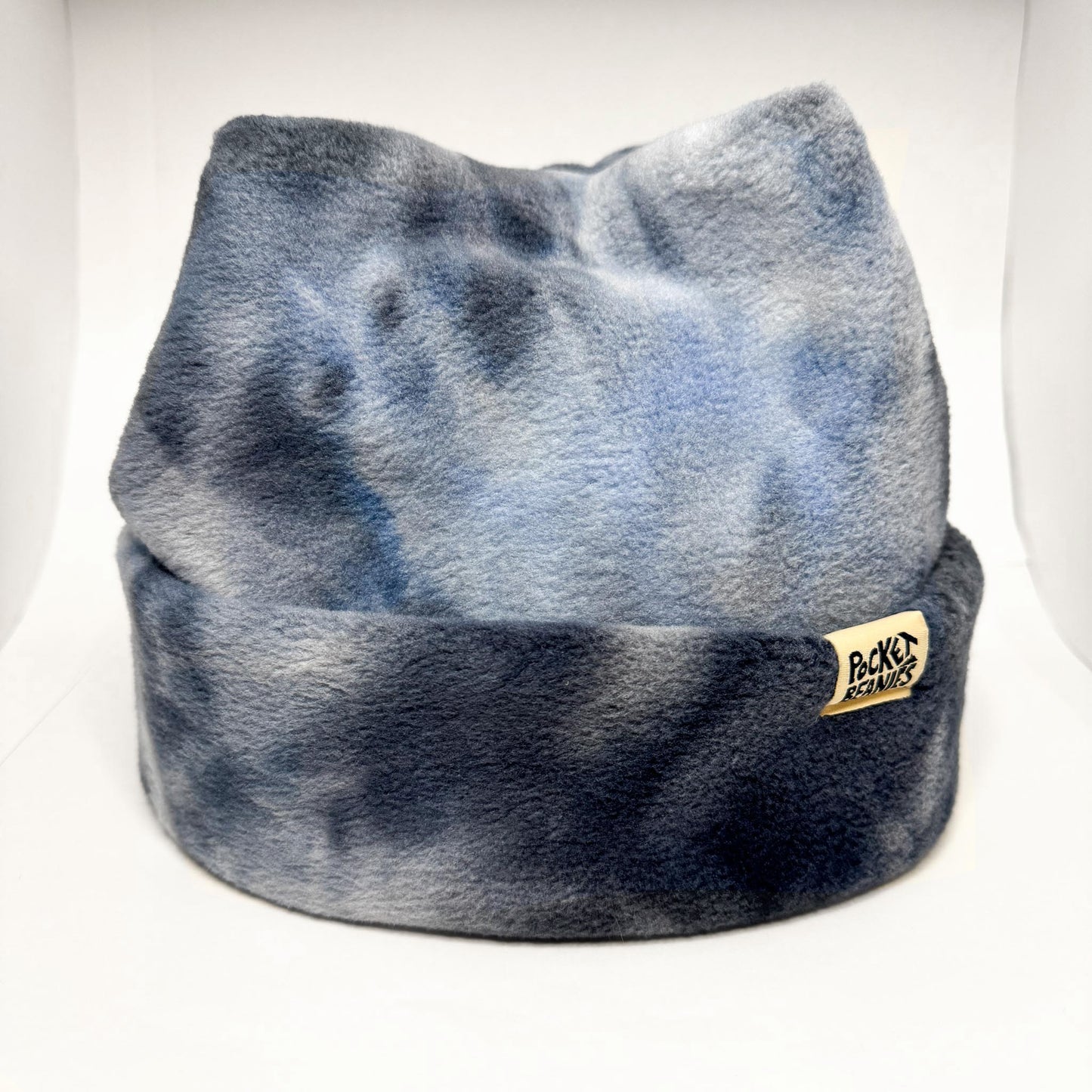 4 POINT BEANIE / BLUE DYE