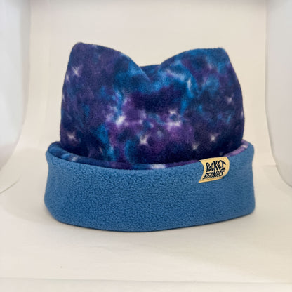 4 POINT BEANIE - GALAXY / BLUE TIDE
