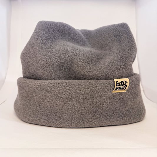 4 POINT BEANIE - WARM GRAY