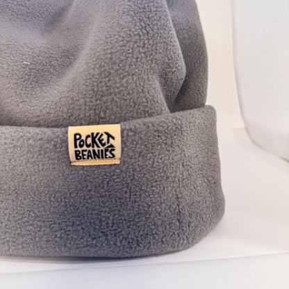 4 POINT BEANIE - WARM GRAY