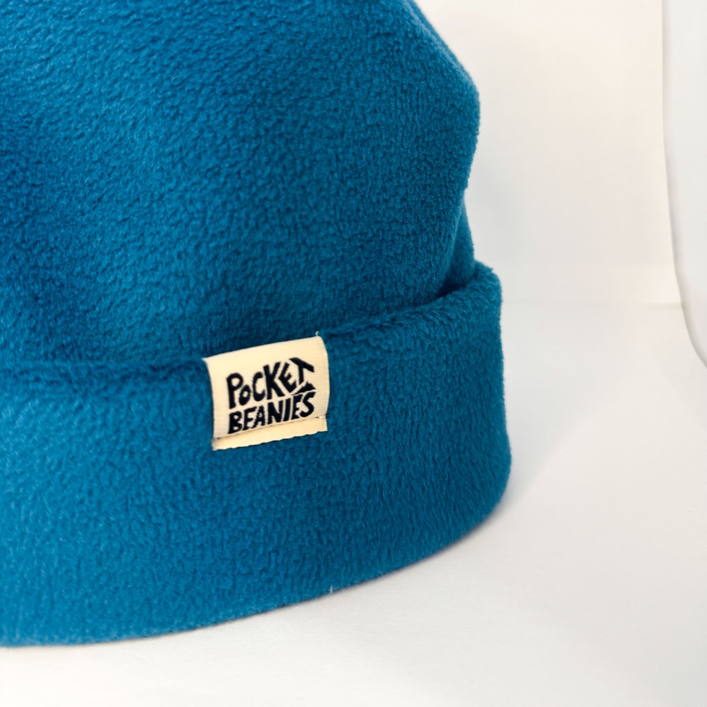 4 POINT BEANIE - BLUE TEAL