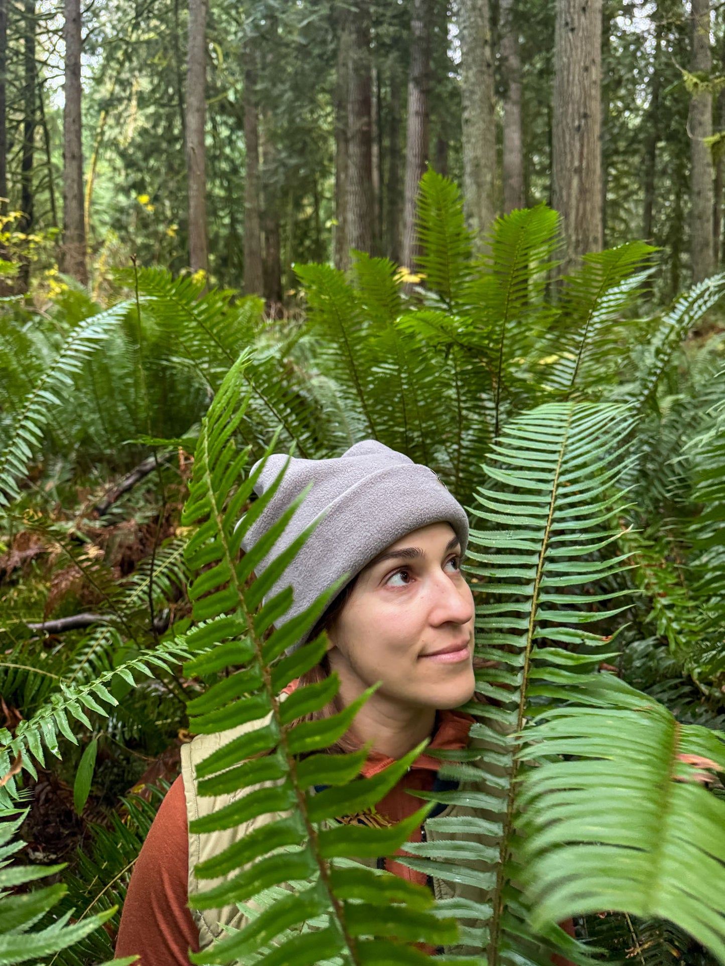 4 POINT BEANIE - WARM GRAY