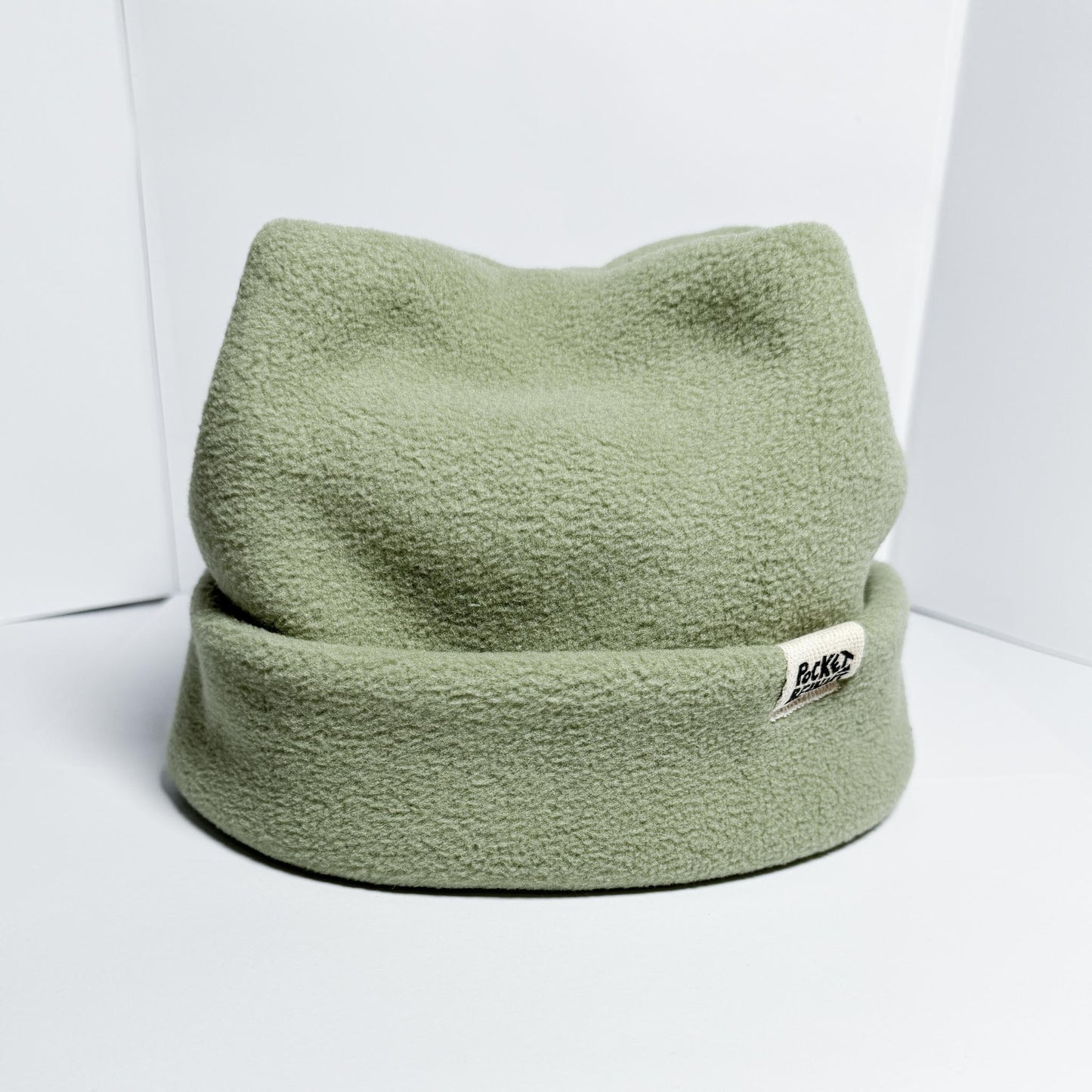 4 POINT BEANIE / PALE MOSS